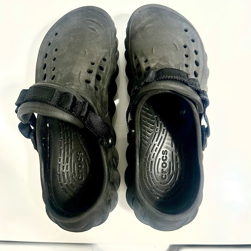 CROCS Kids Dark Gray Sandals